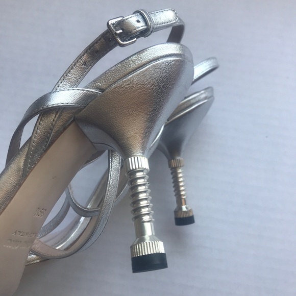 Miu Miu Bolt Heel T-Strap Sandal - Picture 10 of 13